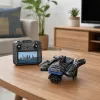 Blue and black camouflage drone remote control set, high-definition aerial photography, stable flight details Picture